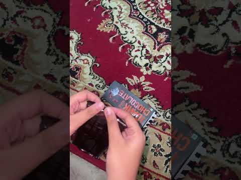 Unwrapping dark chocolate 🍫