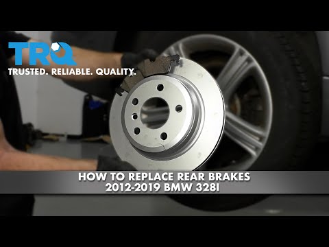 How To Replace Rear Brakes 2012-2019 BMW 328i