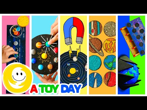 BEST 5 DIY Planets ACTIVE Crafts for kids | Planets Crafts Compilation | Top 5 fidget toys for kids