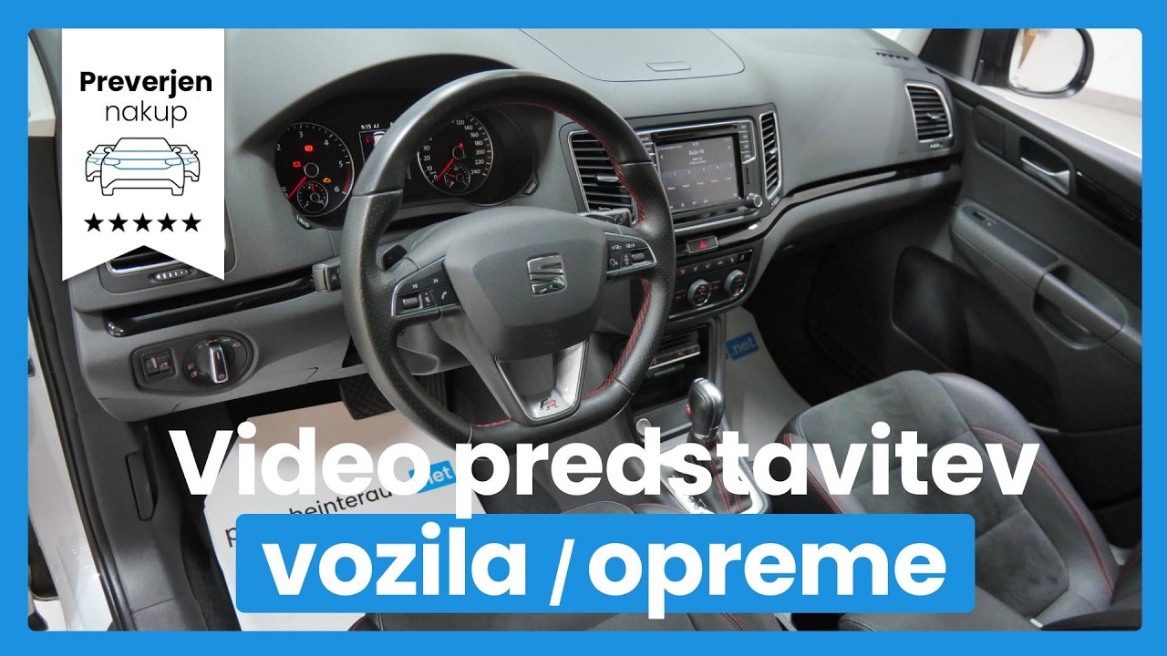 Seat Alhambra FR Line 2.0 TDI DSG - VL.NAPRAVA