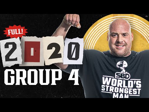 *FULL* 2020 World's Strongest Man | GROUP 4