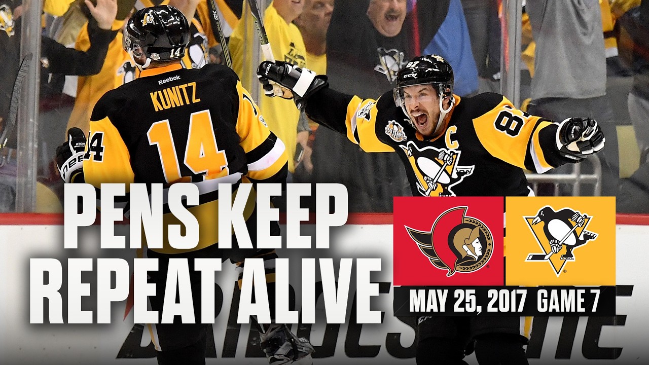 FULL REPLAY: Game 7 Double OT | Senators vs Penguins | 2017 Eastern Conference Final