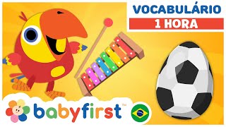 Larry Aprende | Ovos Surpresa Mágicos | Primeiras Palavras | Aprendizado Divertido | BabyFirst TV