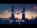 Sham(Lyrics) - JalRaj ft. Smriti Thakur | Latest hindi Cover 2021 l JalRaj