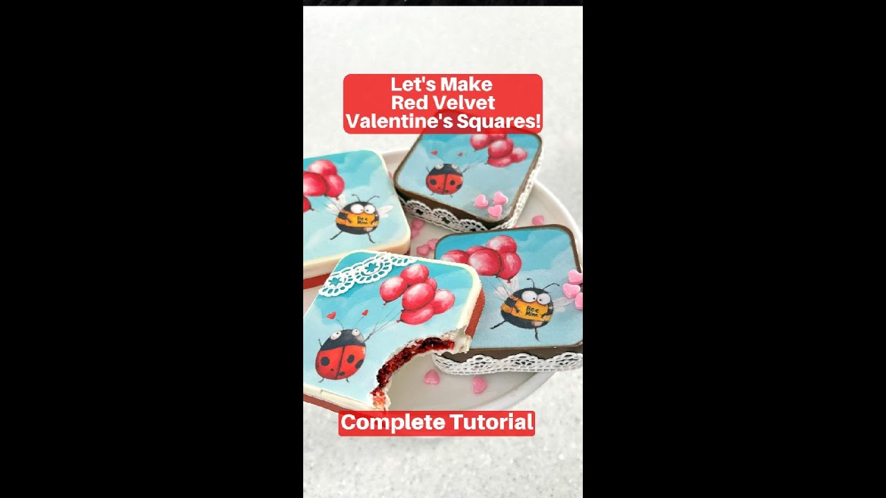 Red Velvet Valentine's Squares!