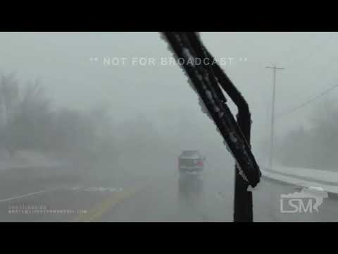 12-23-2022 Montgomeryville,PA - Snow Squall, Flash Freeze, Winds and Salt Trucks