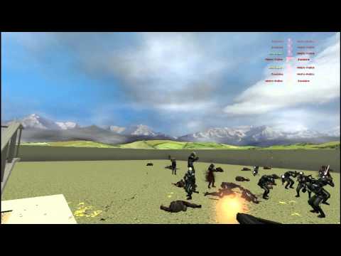 Garrys Mod Kinect - Possible virtual reality with a gun welded to a ragdolls hand