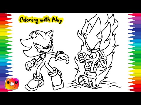 Sonic vs Shadow Coloring Pages / Sonic 3 Predictions / NCS Music