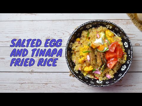 SALTED EGG AND GOURMET TINAPA FRIED RICE (RECIPE # 143)