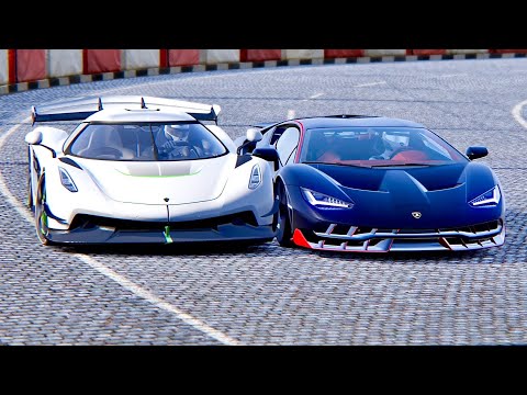 Koenigsegg Jesko vs Lamborghini Centenario - Highlands