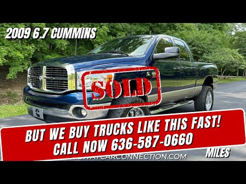 6.7 Cummins: 2009 Dodge Ram 2500 6.7 Cummins with 62k Miles