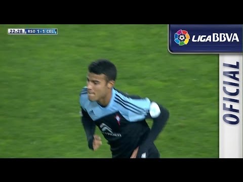 Gol de Rafinha (1-1) en el Real Sociedad - Celta de Vigo - HD