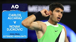 Download lagu Carlos Alcaraz v Novak Djokovic Extended Highlights | Australian Open 2026 Final mp3