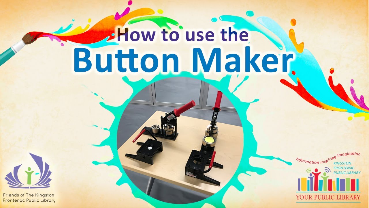 Create Space - How to use the Button Maker