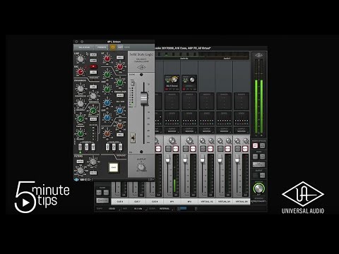 5-Minute UAD Tips: SSL 4000 E Series Channel Strip