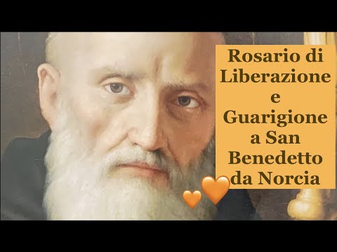 Rosary of Liberation and Healing to Saint Benedict of Norcia 🧡