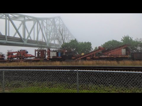 Maintenance of Way Equipment on NS Freight C35 in Sewickley, PA - 5/16/2020
