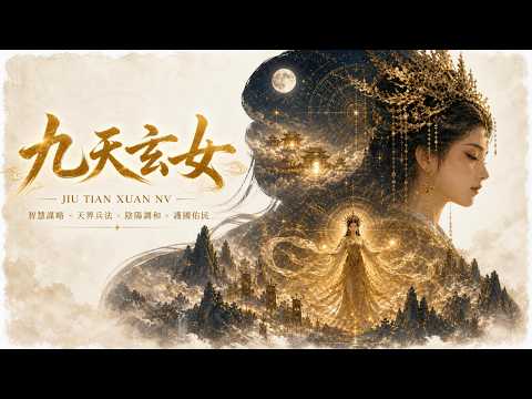 《 九天玄女 》⚡神性電音降臨｜鳳凰戰歌｜鳳凰鳴起，萬里雲海聽我令 [ 動態歌詞/Lyrics ]