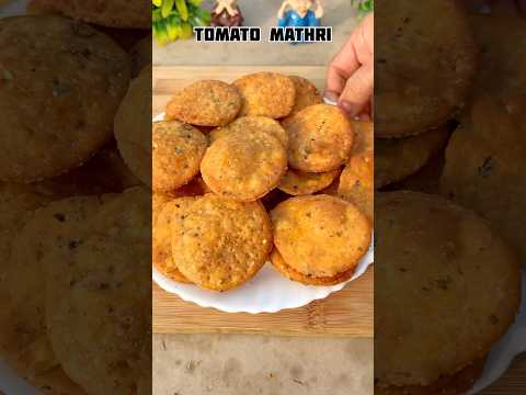 Tomato Mathri #shorts #mathri #viral #recipe #shortsfeed #snacks