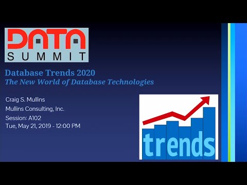 A102. The New World Of Database Technologies
