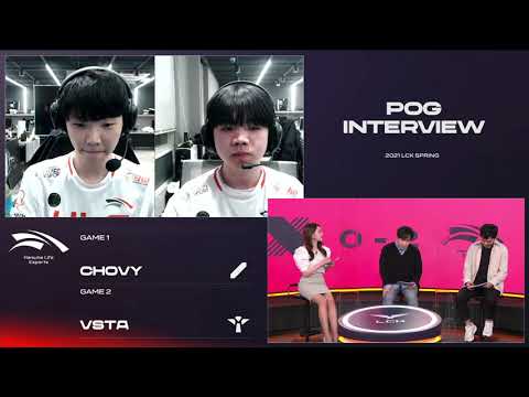 Interview with Chovy, Vsta | DRX vs. HLE H/L 02.27 | 2021 LCK Spring Split