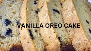 How to make a vanilla oreo pound cake recipe | vanilla cake | how to make cake at home | cake recipe