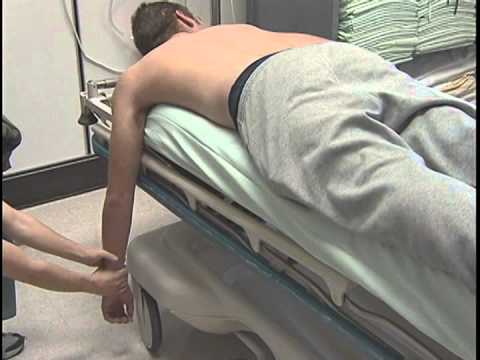 Shoulder dislocation - scapular rotation technique