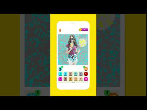 Super Pixel Art: Color by Number Video
