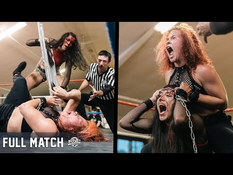 Russian Chain Match: Masha Slamovich vs. Delmi Exo - Limitless Wrestling (IMPACT, Beyond, wXw, MLW)