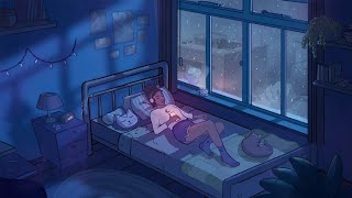 24/7 - lofi sleep, lofi rain💤 beats to relax at night - music for insomnia, anxiety, peaceful dreams