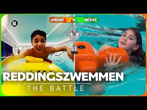 Zwemmen of verdrinken: wie redt de meeste levens? | Battle Reddingszwemmen | Zappsport