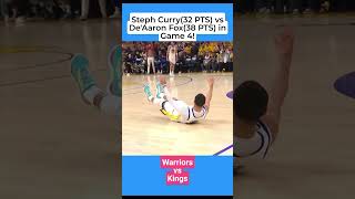 Steph Curry (32 PTS) vs De'Aaron Fox (38 PTS) in Game 4!