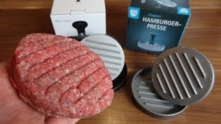 "SAGAFORM & GRÄWE HAMBURGER-PRESSE IM VERGLEICH" -Welche macht besser Patties ?