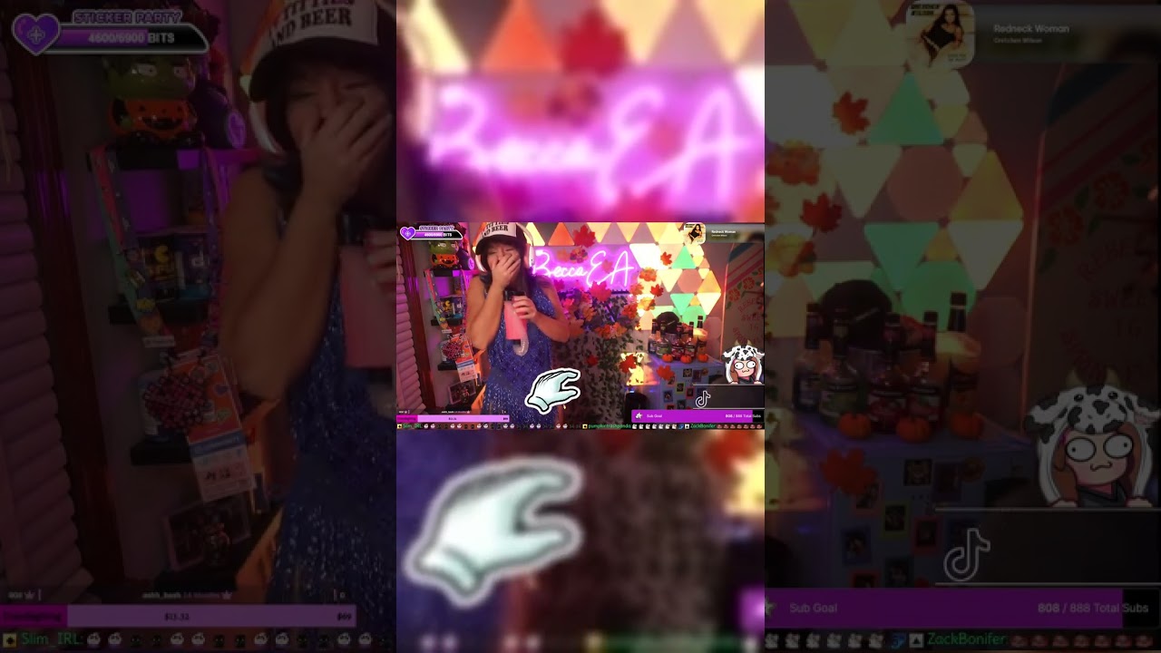 Stream Stickers Are Getting Out Of Hand | #beccaea #twitch #streamstickers #twitchstreamer #sus