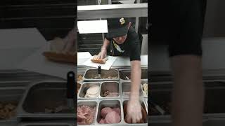 how to make baja BMH w/sweet onion sauce at subway (super creative)