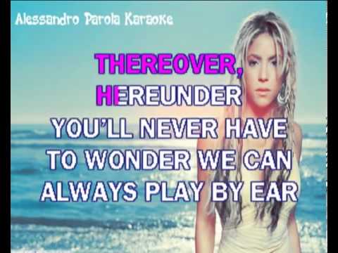 Shakira   Whenever, Wherever karaoke