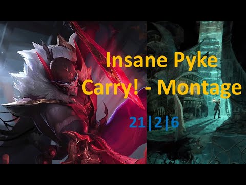 Pyke Montage - Full Carry | Pyke Mid VS Lucian | League of Legends |