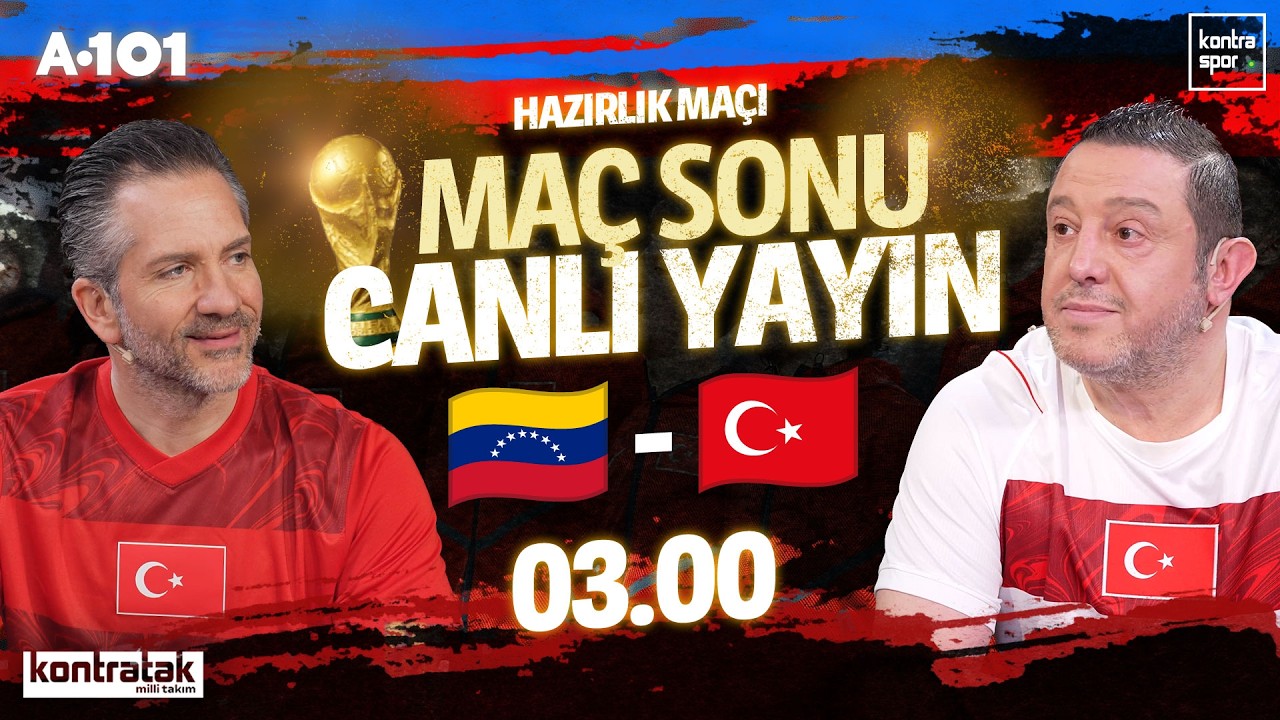 🔴 CANLI | Venezuela - Türkiye Maç Sonu | Nihat Kahveci, Nebil Evren | Kontratak