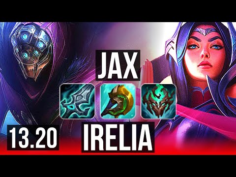 JAX vs IRELIA (TOP) | 7/1/12, 3.1M mastery, 900+ games, Godlike | KR Diamond | 13.20