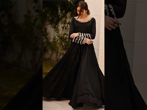 Black maxi dress designs #black #bridaldresses #pakbride #unfrezzmyaccount #fancydress #blackfrock