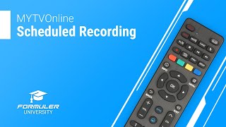 MYTVOnline Scheduled Recording