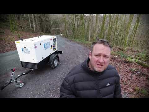 Ooooh shiny! A brand new Stephill Generator with a Kubota Engine :)