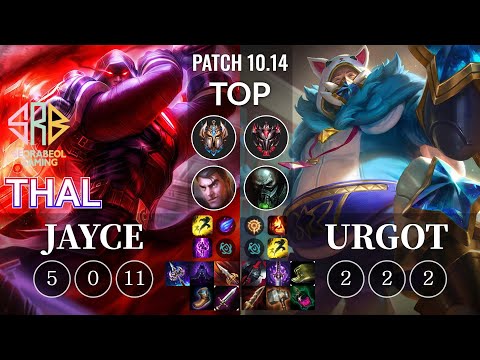 SRB Thal Jayce vs Urgot Top - KR Patch 10.14