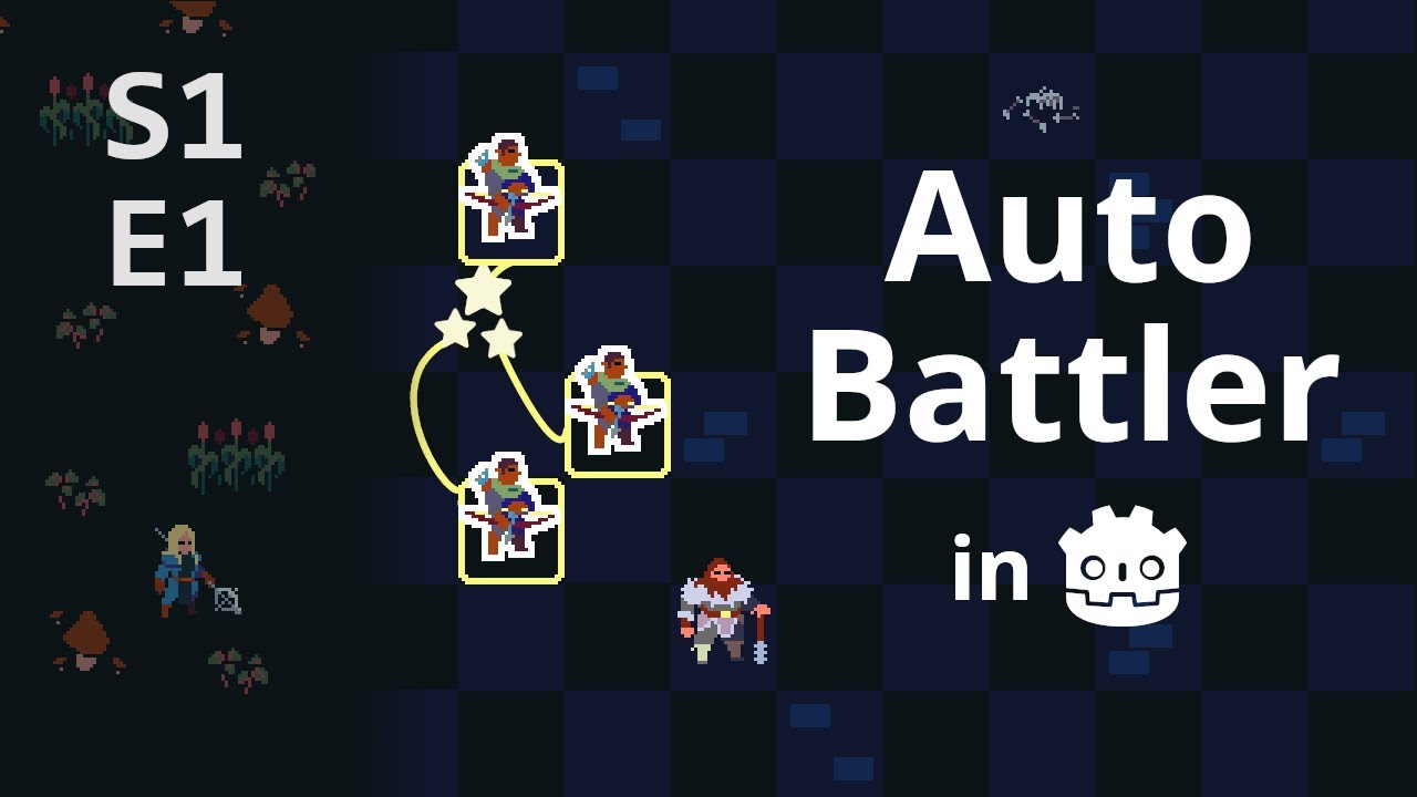 Godot 4 Autobattler Tutorial: TileMapLayers & Particles (S1E1)