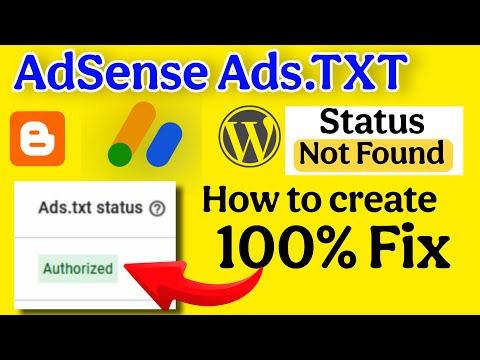 ads.txt status not found | how to fix ads.txt file in adsense || google adsense ads.txt status