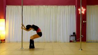 Pole Art Routine 01 - Level 1 (Christina Aguilera - Walk Away)