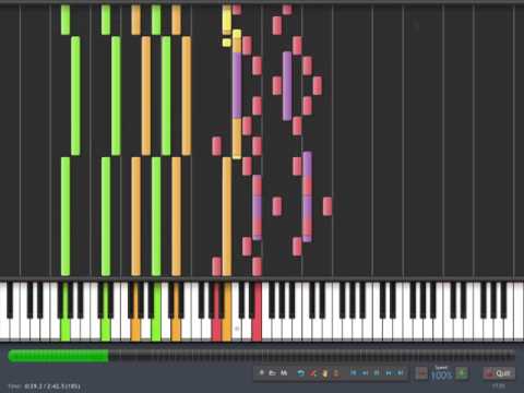 Synthesia Touhou 9 Pre Battle Theme ~ The Mound Where the Flowers Reflect