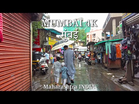 Life in Mumbai - Marol Village | Walking Tour INDIA 4K HDR