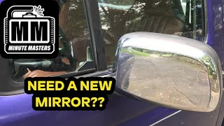 How to Replace Side Door Mirror | 1995 Ford F150