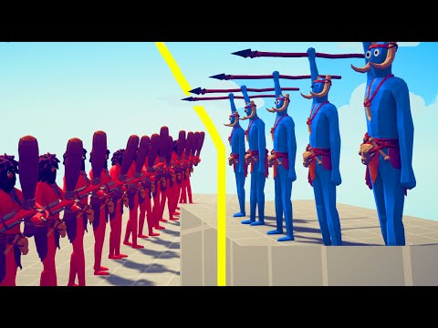 every MELEE UNITS vs RANGED UNITS - BATTLE FROM HIGHROUND - TABS SIMULATOR